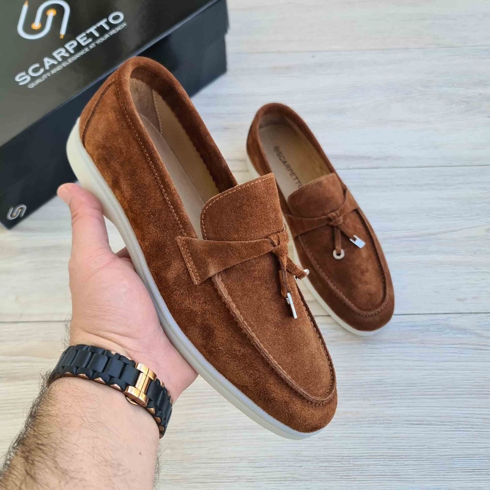 Handmade Slip-On Mens Yacht Loafer
